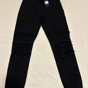 Men's Slim‎ Black Jeans